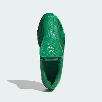 Jah Jah x adidas F50 Tunit Mega Green von oben