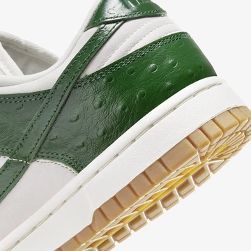 Dunk Low Green Ostrich - Ferse Detail