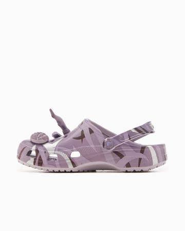 Die Innenseite des CLOT Crocs Classic Clog Purple