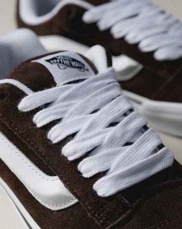 Vans Knu Skool Brown White Detail Zunge