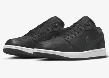 Jordan 1 Low Black Elephant Paar