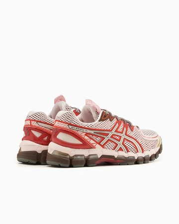 Kiko Kostadinov x ASICS UB9-S Gel-Kayano 20 Crystal Pink Paar schräg hinten