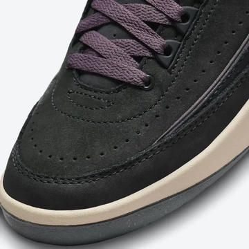 Jordan 2 Off Noir Mauve Detail Toebox