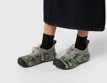 Crocs Quick Trail Mossy Oak Wal Walnut On Feet von Oben