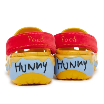 Winnie The Pooh x Crocs Classic Platform Clog Fließender Honig Paar Fersen