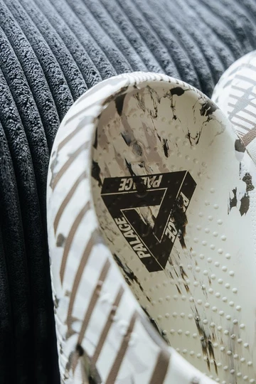 Palace x Crocs Mellow Clog Bone Details