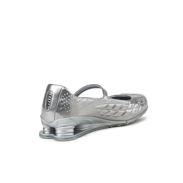 Nike Shox Z Calistra Metallic Silver schräg