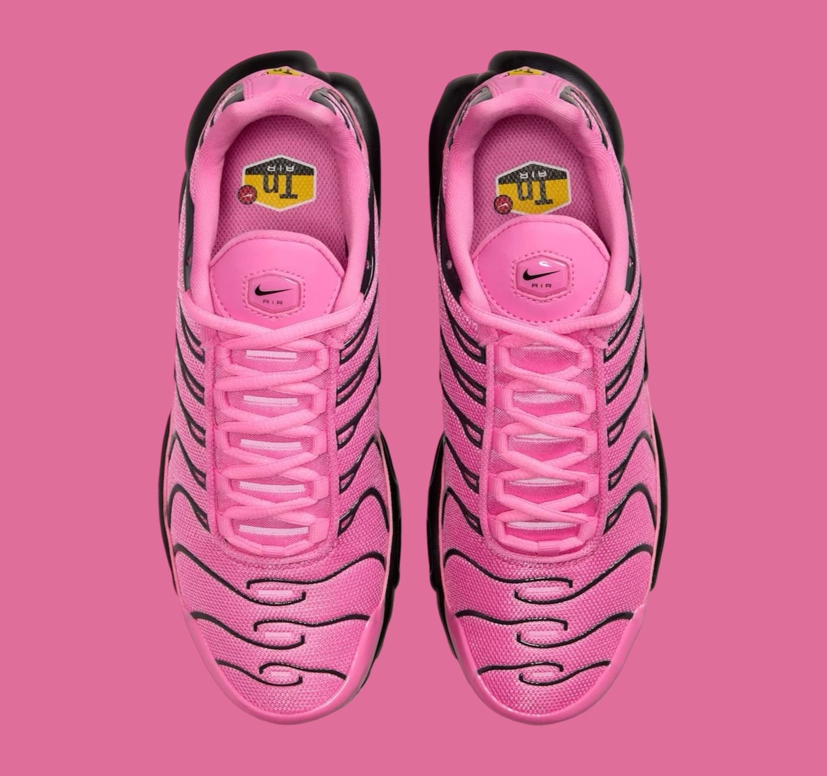 靴 Nike air max plus pink Nike Air Max Plus WMNS Black / Pink - Mar 2025 - HJ9743-601