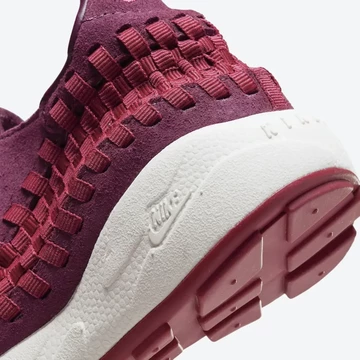 Nike Air Footscape Woven Night Maroon Detail Ferse