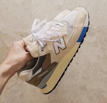 Concepts New Balance 998 Sea Salt In Hand Außenseite