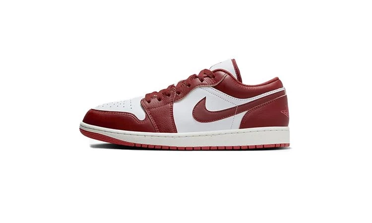 Jordan 1 Low White Dune Red FJ3459 160 Dead Stock