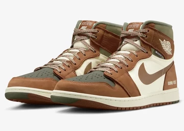Jordan 1 High Gore-Tex Brown Olive Paar