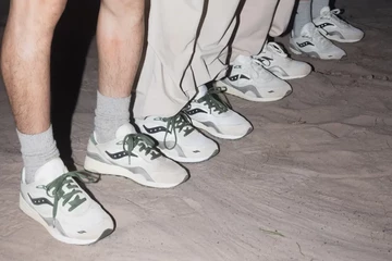 Asphaltgold Saucony Shadow 6000 Light Grey Lookbook On Feet