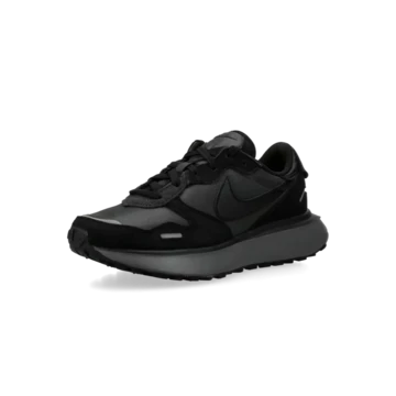 Nike Phoenix Waffle Black Anthracite schräg