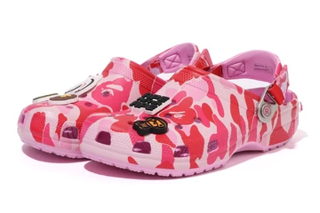 BAPE x Crocs Clog Pink