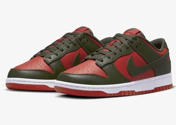 Dunk Low Mystic Red Cargo Khaki