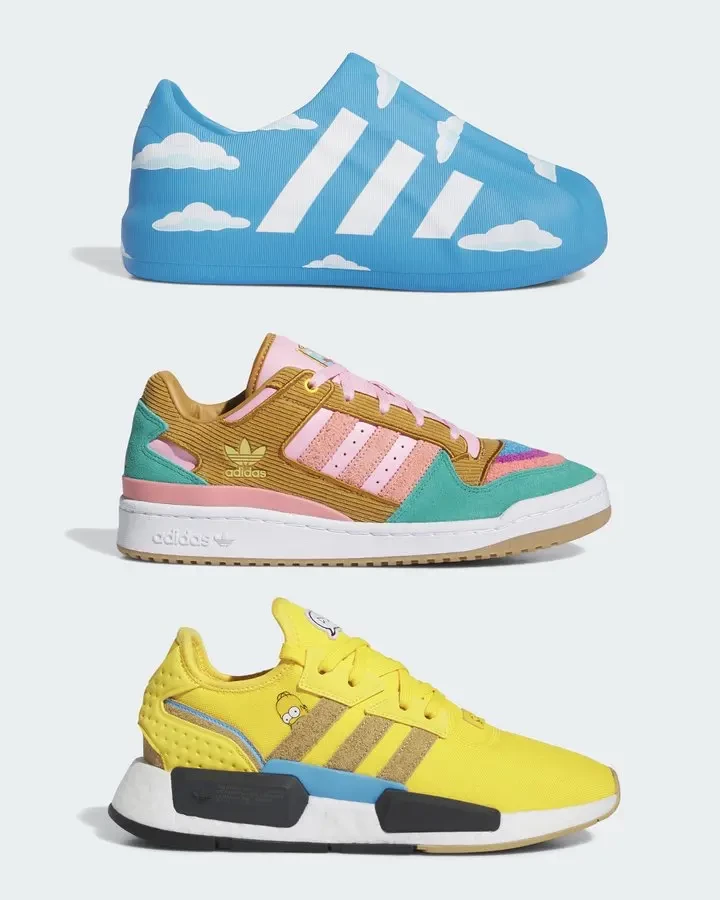 adidas gazelle silver green womens Adidas adiFOM Superstar The Simpsons Clouds main image 1