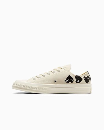 CDG Converse Chuck 70 Lo Milk Heart innenseite