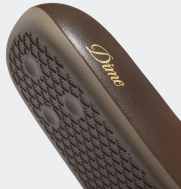 Dime adidas Ayoon Adilette Brown Detailbild