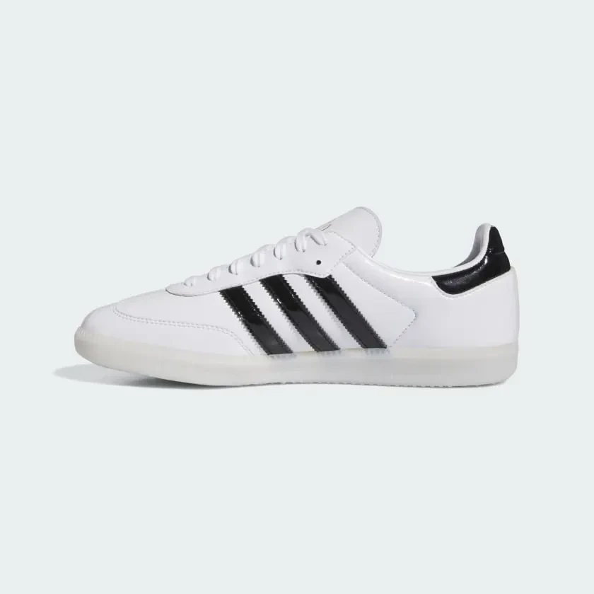 adidas gazelle silver green womens Adidas x Jason Dill Patent Leather Samba Shoes – Extra Butter main image 1
