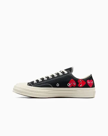 CDG Converse Chuck 70 Lo Black Heart innen