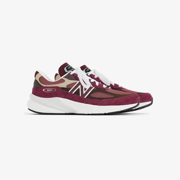 New Balance 990v6 Burgundy Tan Außenseite