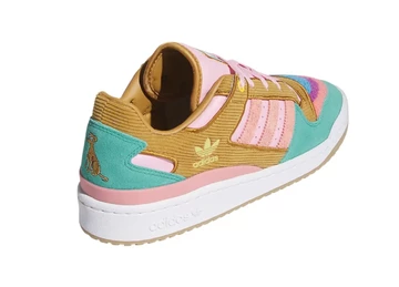 The Simpsons adidas Forum Low Living Room von hinten