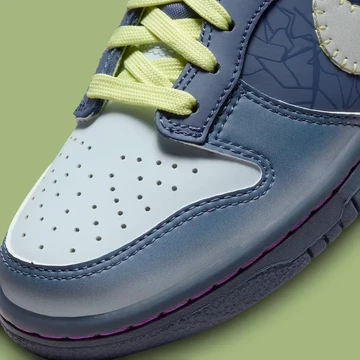 Dunk Low Halloween I Am Fearless toe box