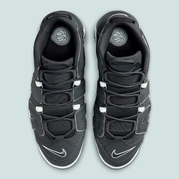 Nike Air More Uptempo Dark Smoke Grey von oben