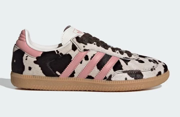 adidas Samba Cow Print Pink Wonder Mauve Außenseite