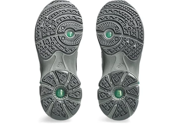 Kiko Kostadinov x ASICS Gel-Flammae Grey Black von unten