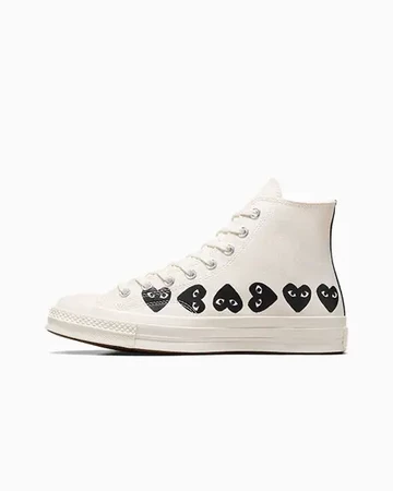CDG Converse Chuck 70 Hi Milk Heart seite innen