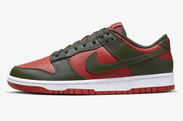 Dunk Low Mystic Red Cargo Khaki Außenseite
