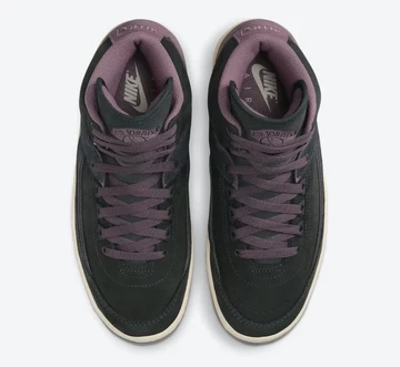 Jordan 2 Off Noir Mauve von Oben