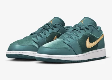Jordan 1 Low GS Velvet Geode Teal Paar