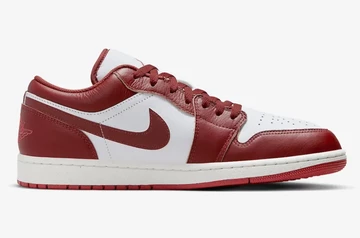 Jordan 1 Low White Dune Red innen