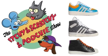 The Simpsons adidas Itchy and Scratchy