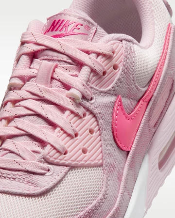 Nike Air Max 90 Pink Denim Upper Details