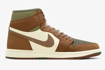 Jordan 1 High Gore-Tex Brown Olive Innenseite