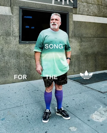 Song For The Mute adidas Campus 80s Black Lookbook Model