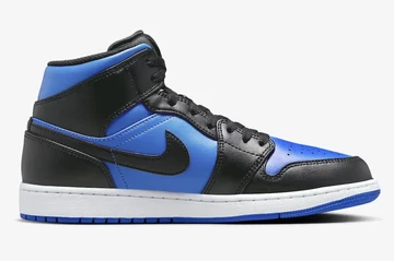 Jordan 1 Mid Black Royal Blue Innenseite