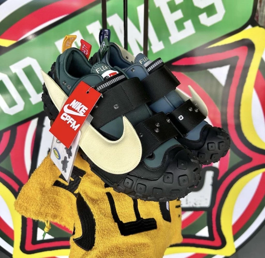 Nike CPFM Air Flea 2 Faded Spruce On Foot review - YouTube