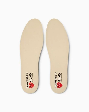 CDG Converse Chuck 70 Lo Milk Heart sohle