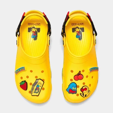 Crocs Pac-Man Pack gelb von oben