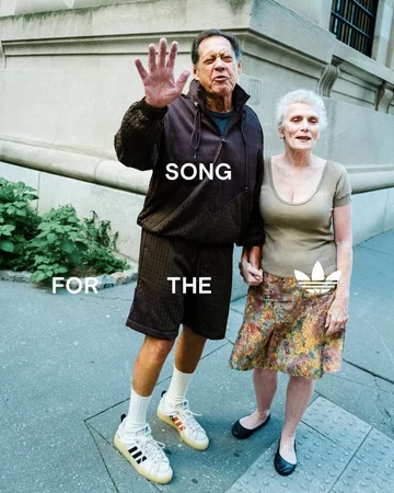 Song For The Mute adidas Campus 80s Bliss Lookbook Model Paar