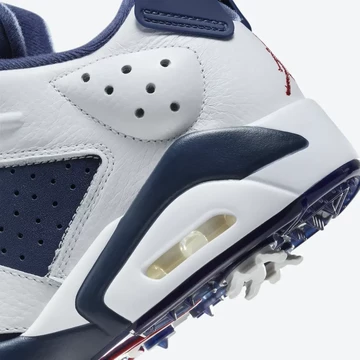 Jordan 6 Low Golf Olympic Detail Ferse