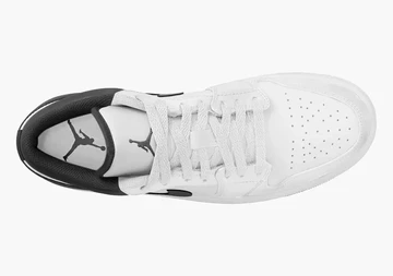 Jordan 1 Low White Reverse Panda von oben