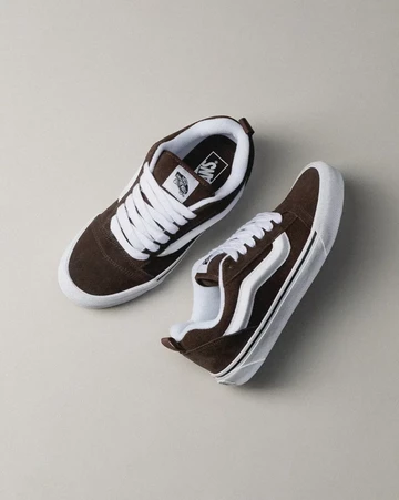 Vans Knu Skool Brown White Detail