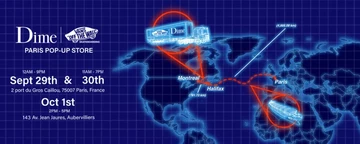 Dime Vans Rowley Navy Pop-Up