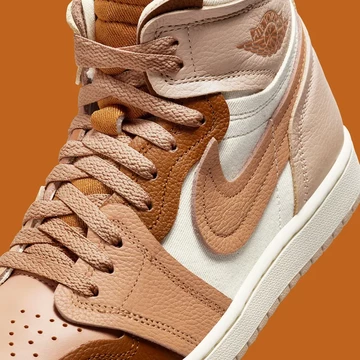 Jordan 1 High MM Medium Brown Details